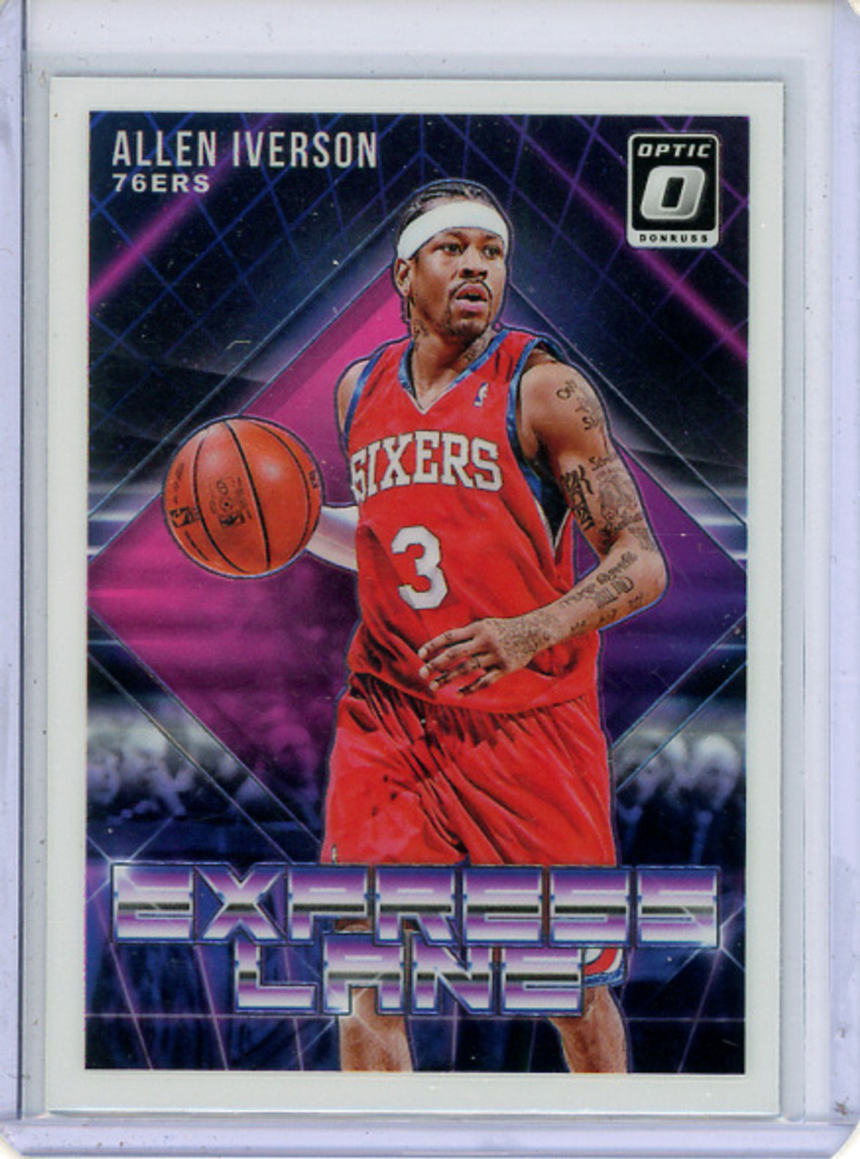 Allen Iverson 2018-19 Donruss Optic, Express Lane #12 (CQ)