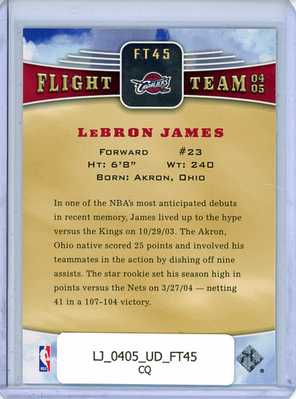 LeBron James 2004-05 Upper Deck, Flight Team #FT45 (CQ)