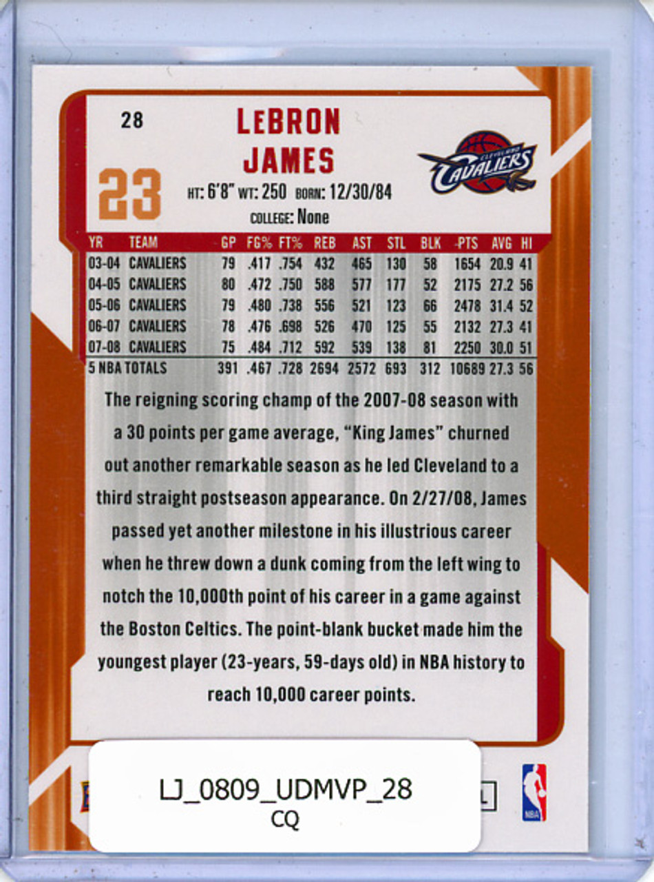 LeBron James 2008-09 MVP #28 (CQ)