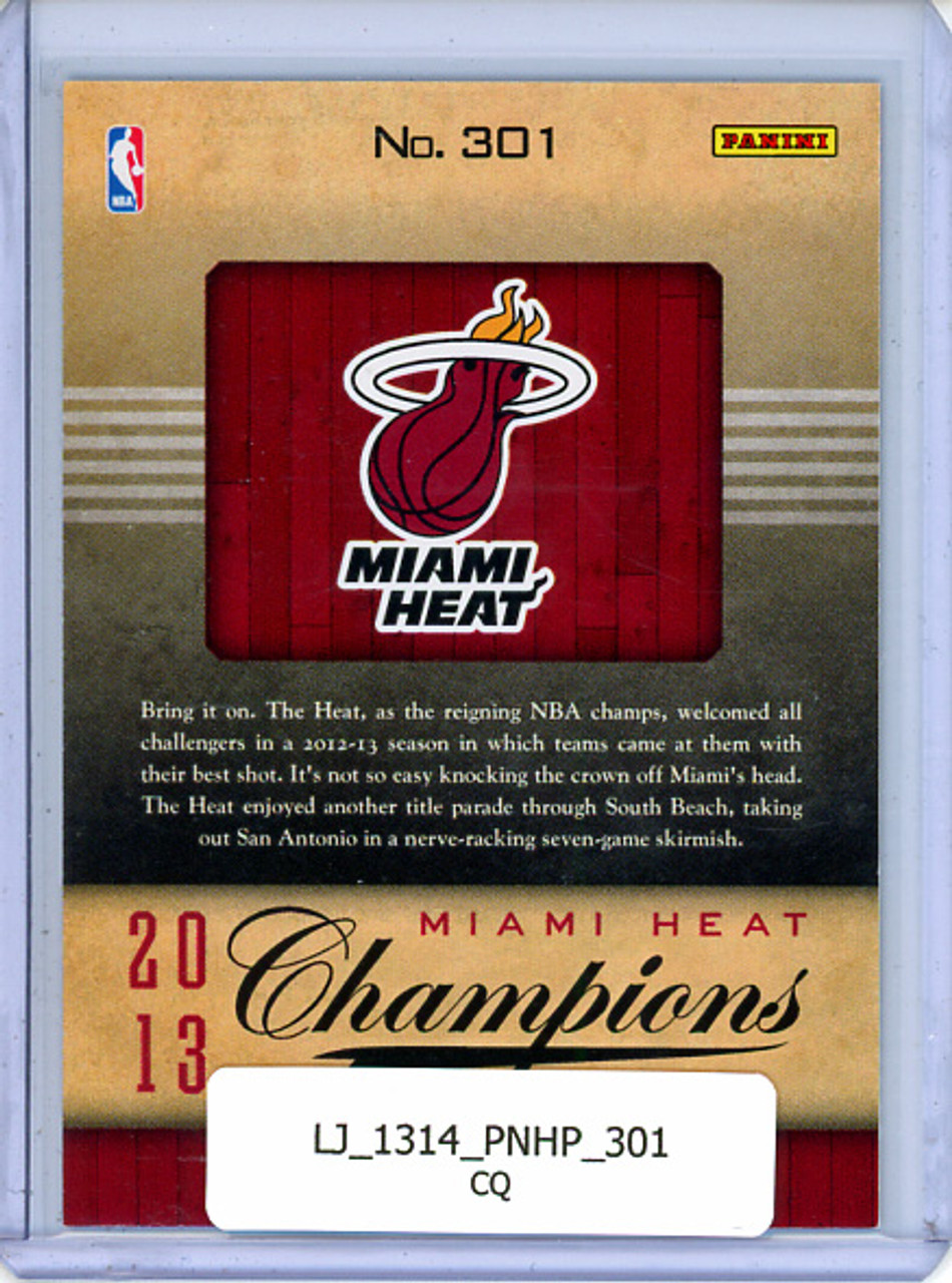 Miami Heat 2013-14 Hoops #301 Champions (CQ)