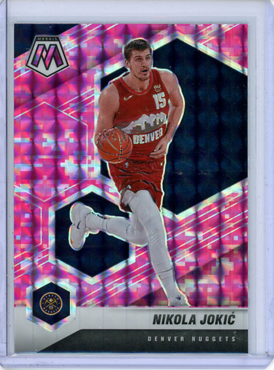 Nikola Jokic 2020-21 Mosaic #21 Pink Camo (CQ)