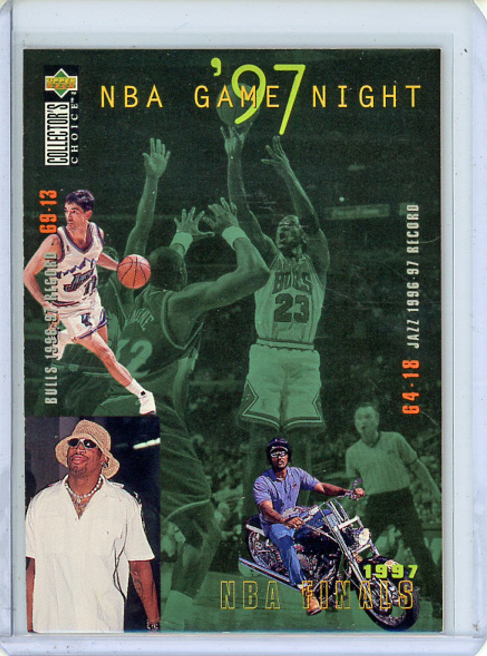 Michael Jordan 1997-98 Collector's Choice #185 NBA Game Night (CQ)