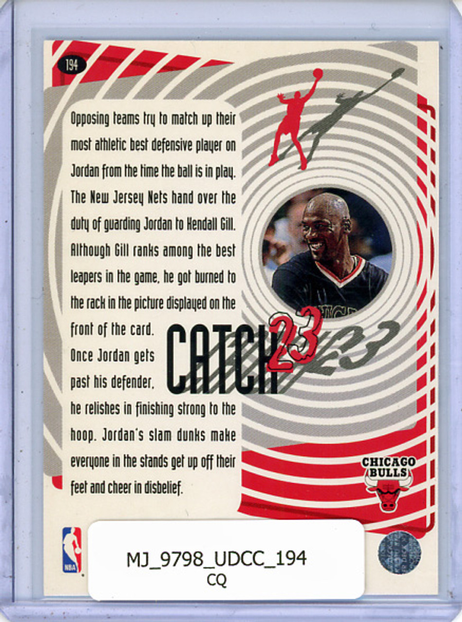Michael Jordan 1997-98 Collector's Choice #194 Catch 23 (CQ)
