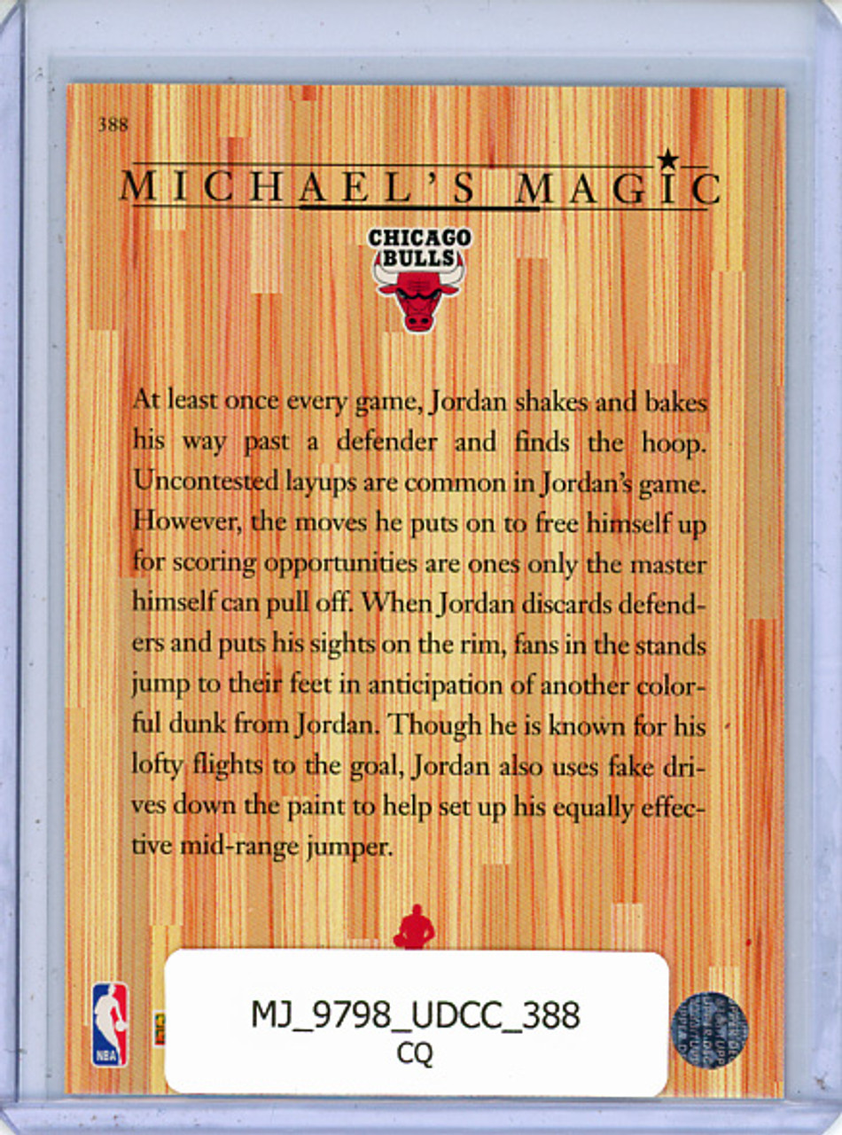 Michael Jordan 1997-98 Collector's Choice #388 Michael's Magic (CQ)