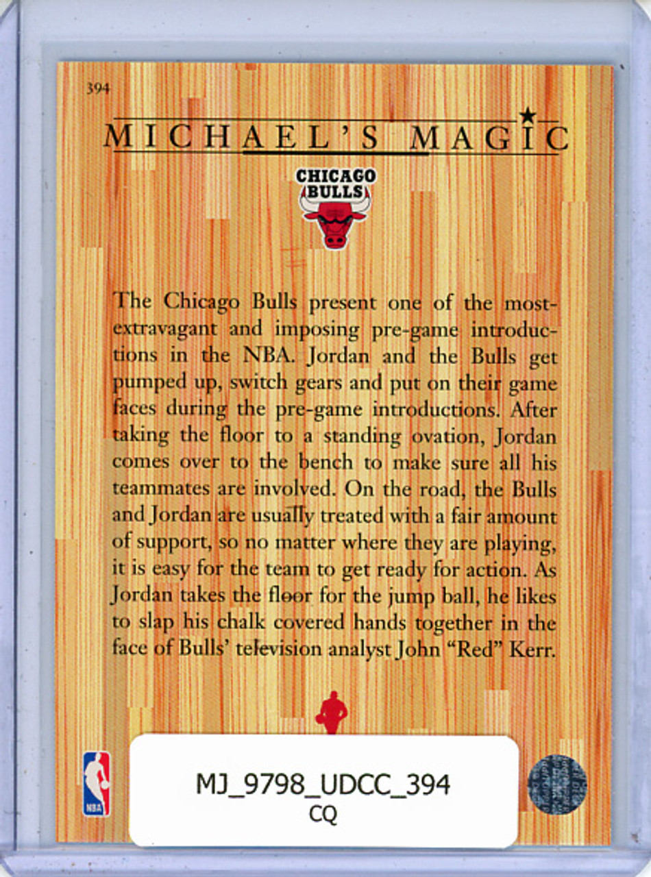 Michael Jordan 1997-98 Collector's Choice #394 Michael's Magic (CQ)