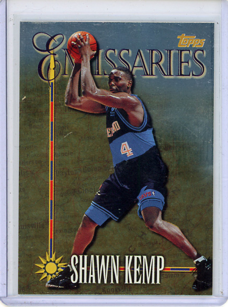 Shawn Kemp 1998-99 Topps, Emissaries #E14 (CQ)