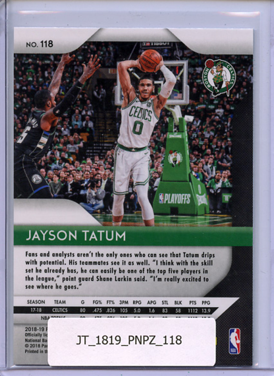 Jayson Tatum 2018-19 Prizm #118