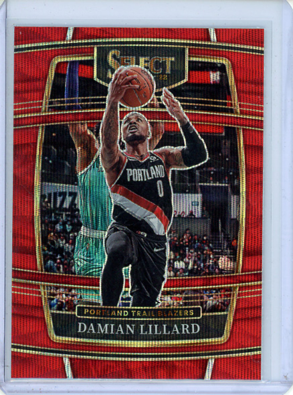 Damian Lillard 2021-22 Select #3 Red Wave (CQ)