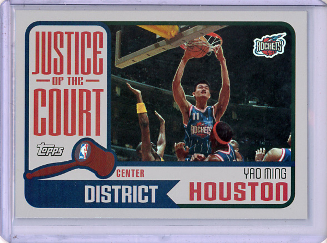 Yao Ming 2003-04 Topps, Justice of the Court #JC-11 (CQ)
