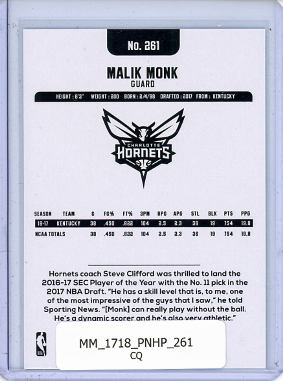 Malik Monk 2017-18 Hoops #261 (CQ)