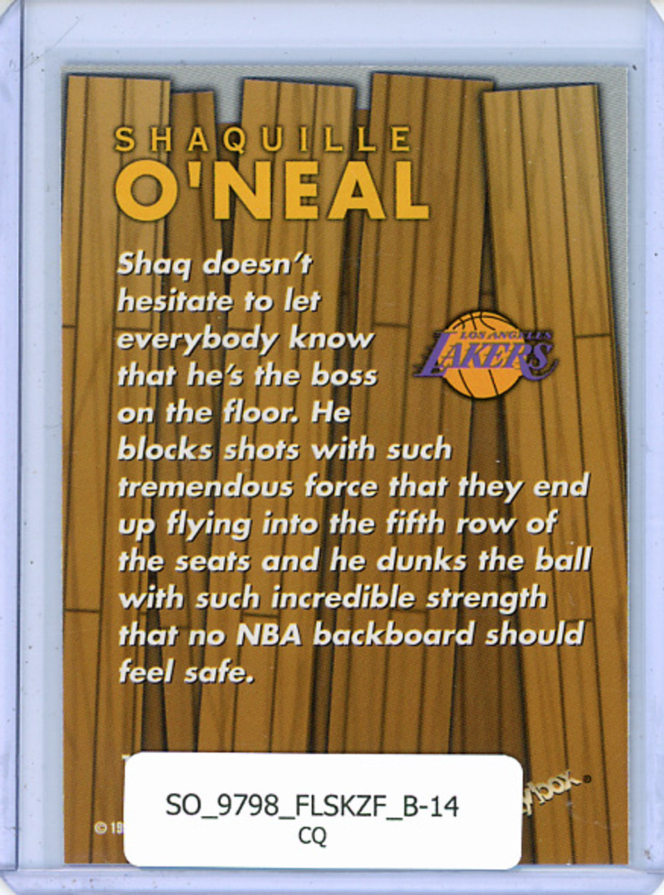 Shaquille O'Neal 1997-98 Skybox Z-Force, Boss #B-14 (CQ)