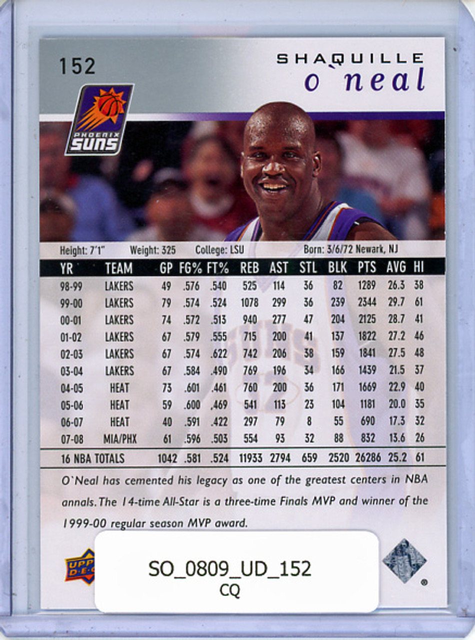 Shaquille O'Neal 2008-09 Upper Deck #152 (CQ)