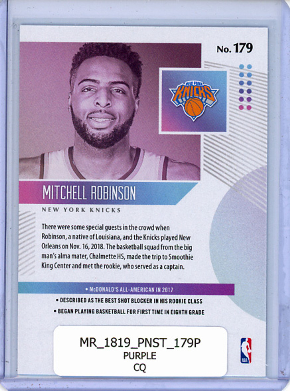 Mitchell Robinson 2018-19 Status #179 Purple (CQ)