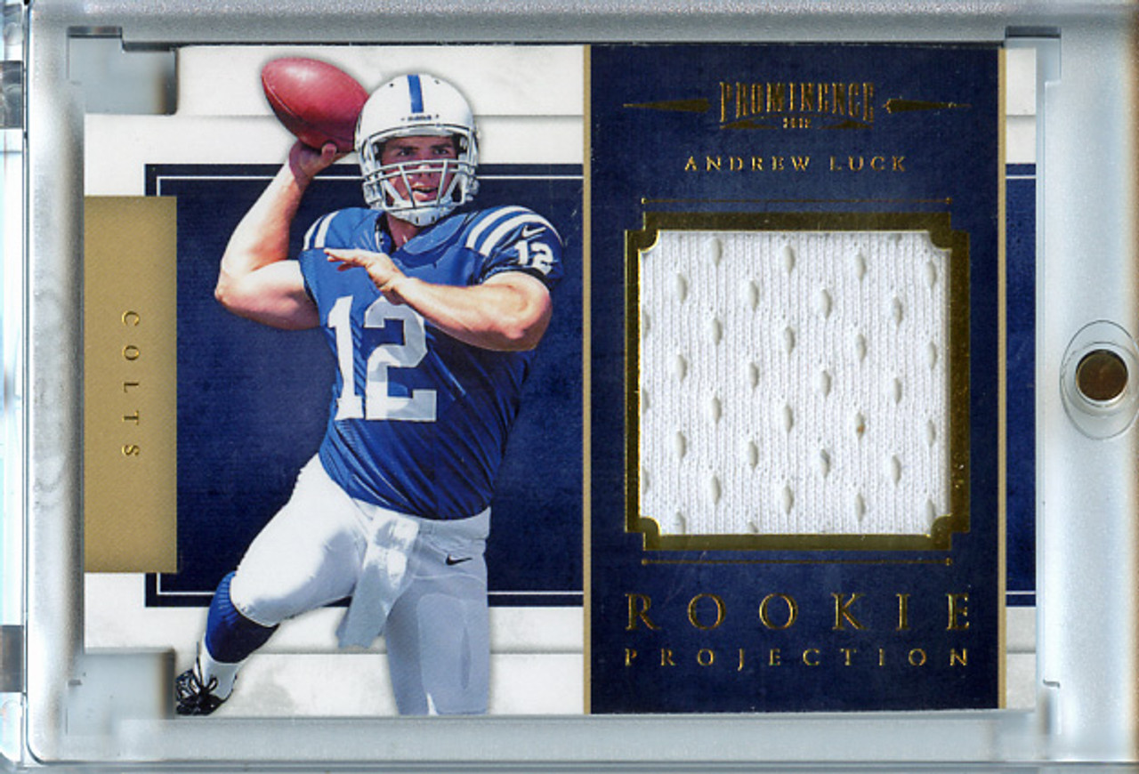 Andrew Luck 2012 Prominence, Rookie Projection Materials #24 (#083/299)