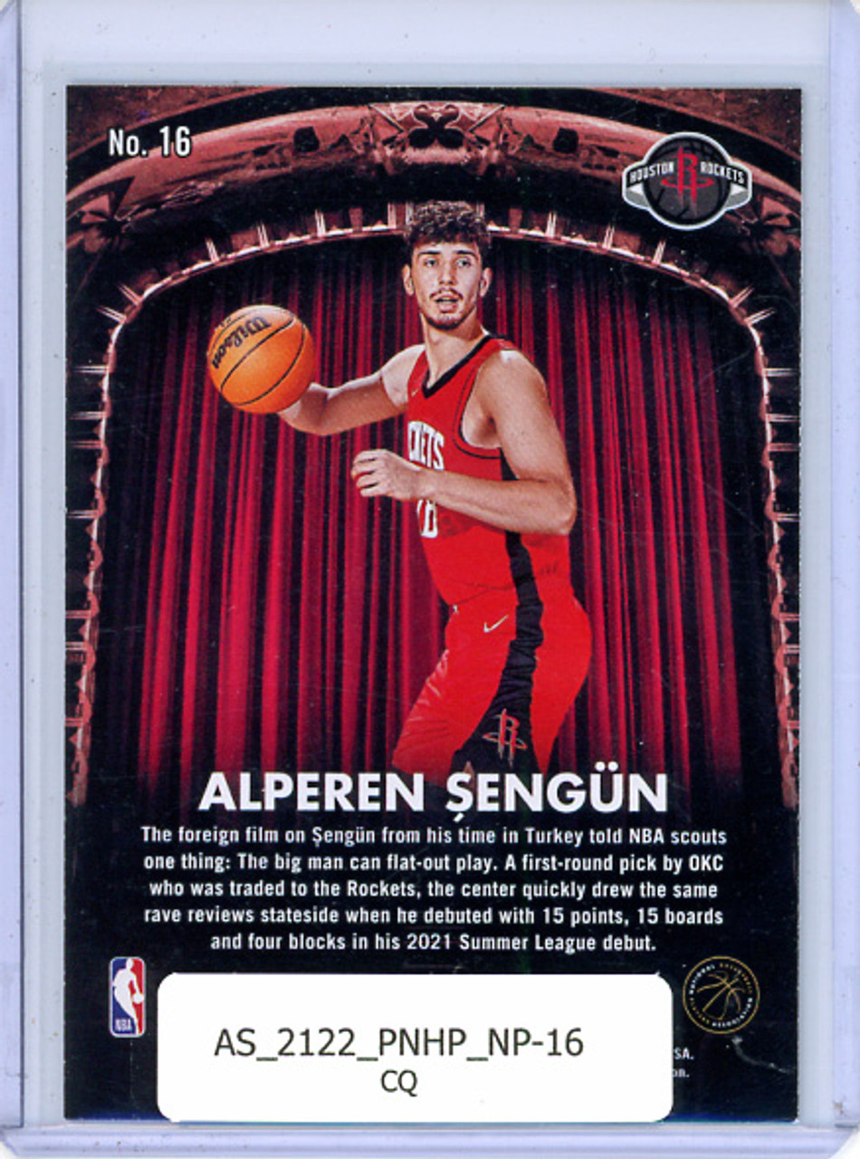 Alperen Sengun 2021-22 Hoops, Now Playing #16 (CQ)