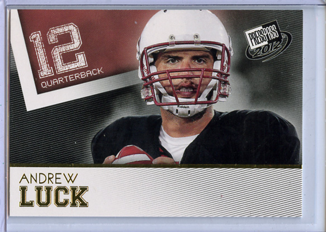 Andrew Luck 2012 Press Pass #30 Gold