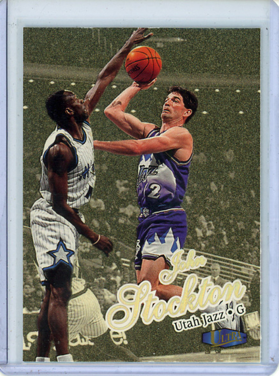 John Stockton 1997-98 Ultra #30G Gold Medallion (CQ)