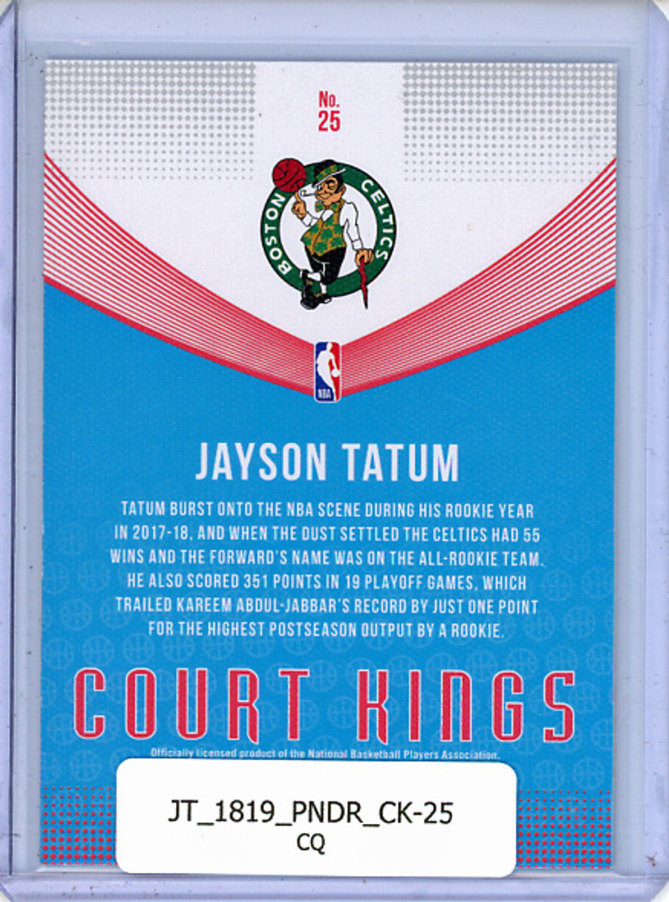 Jayson Tatum 2018-19 Donruss, Court Kings #25 (CQ)
