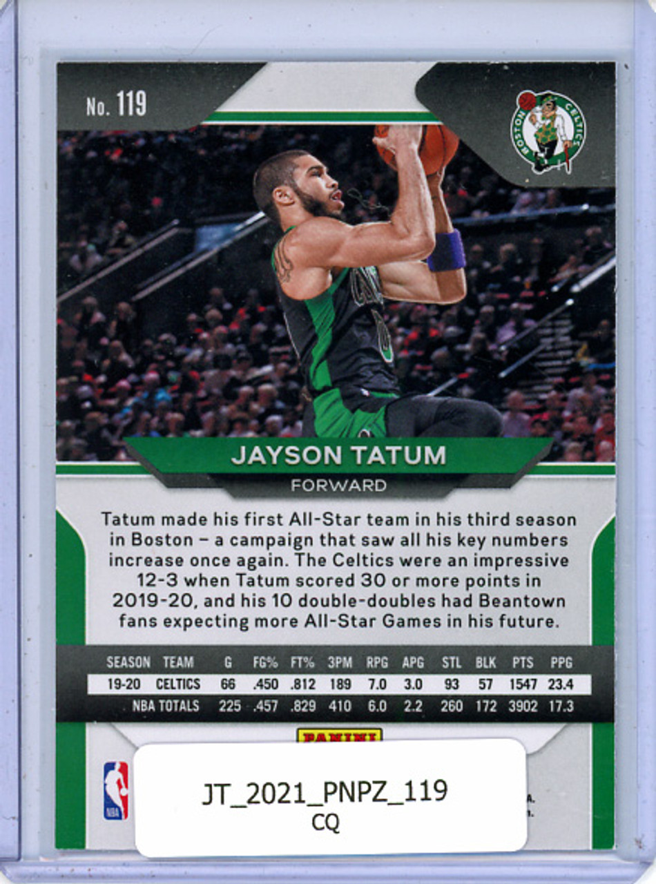 Jayson Tatum 2020-21 Prizm #119 (CQ)