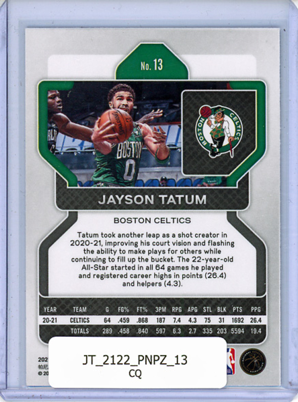 Jayson Tatum 2021-22 Prizm #13 (CQ)