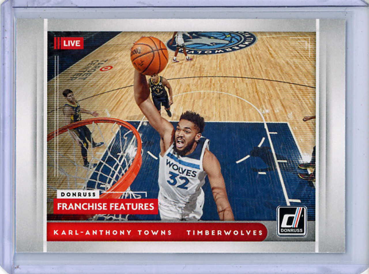 Karl-Anthony Towns 2021-22 Donruss, Franchise Features #16 (CQ)