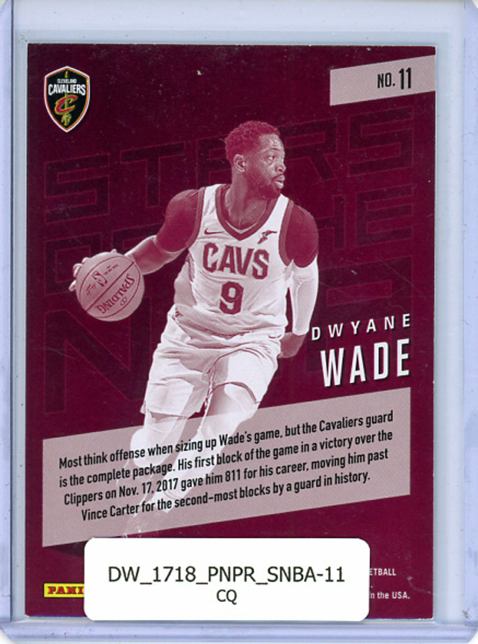 Dwyane Wade 2017-18 Prestige, Stars of the NBA #11 (CQ)