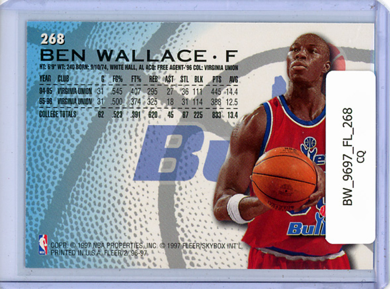 Ben Wallace 1996-97 Fleer #268 (CQ)