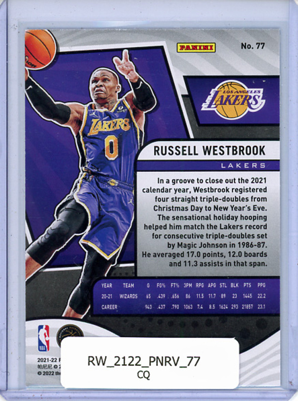 Russell Westbrook 2021-22 Revolution #77 (CQ)