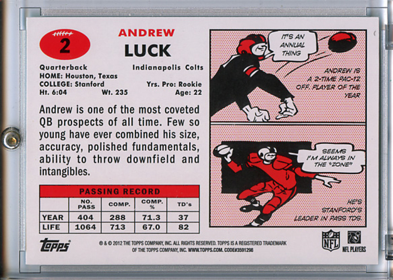 Andrew Luck 2012 Topps, 1957 #2 Green (3)