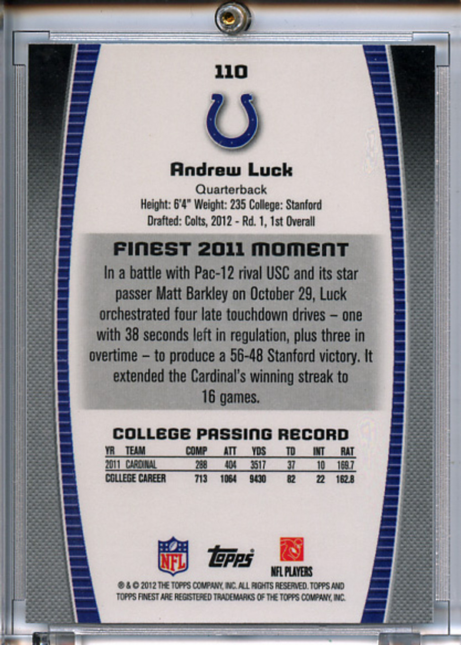 Andrew Luck 2012 Finest #110