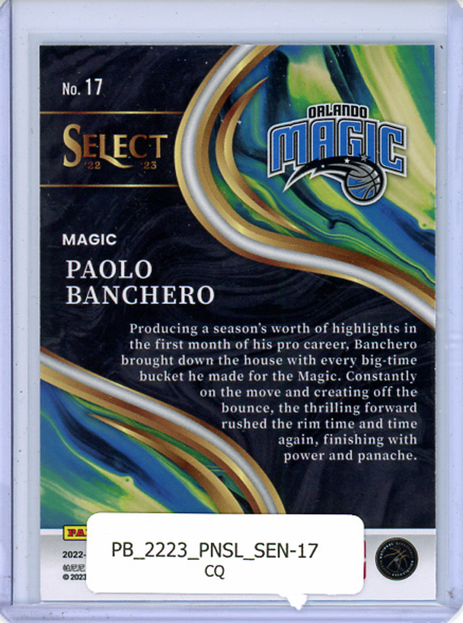 Paolo Banchero 2022-23 Select, Sensations #17 (CQ)