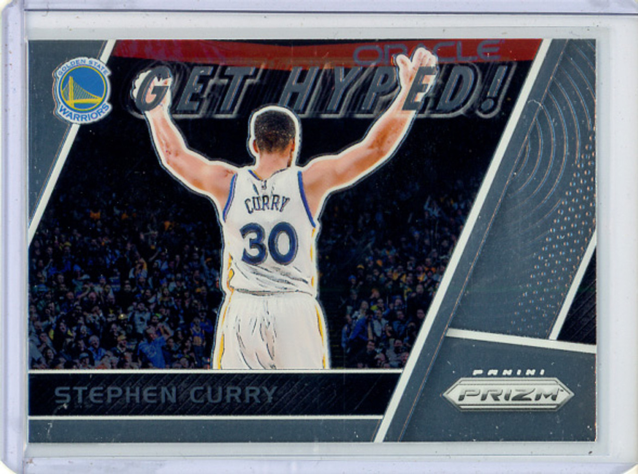 Stephen Curry 2017-18 Prizm, Get Hyped! #GH-SC (CQ)
