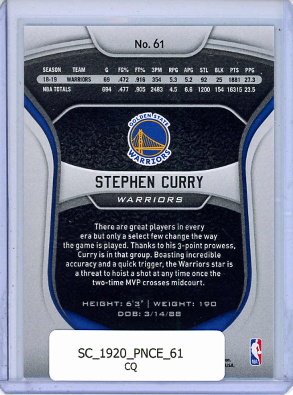 Stephen Curry 2019-20 Certified #61 (CQ)