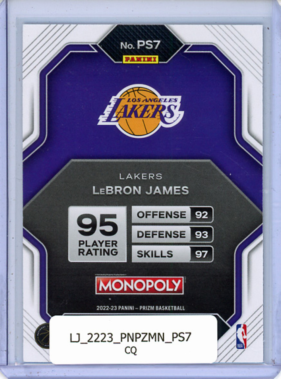 LeBron James 2022-23 Prizm Monopoly, All-Stars #PS7 (CQ)