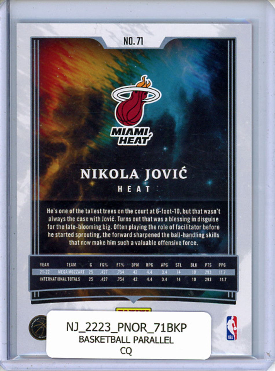 Nikola Jovic 2022-23 Origins #71 Basketball Parallel (CQ)