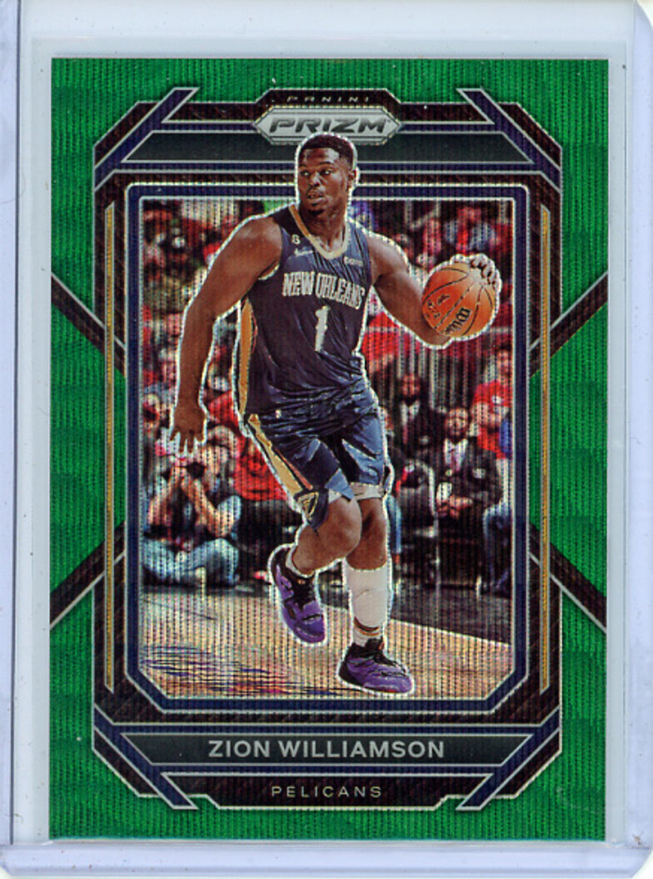 Zion Williamson 2022-23 Prizm #214 Green Wave (CQ)