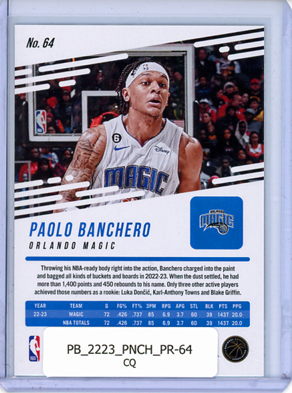 Paolo Banchero 2022-23 Chronicles, Prestige #64 (CQ)