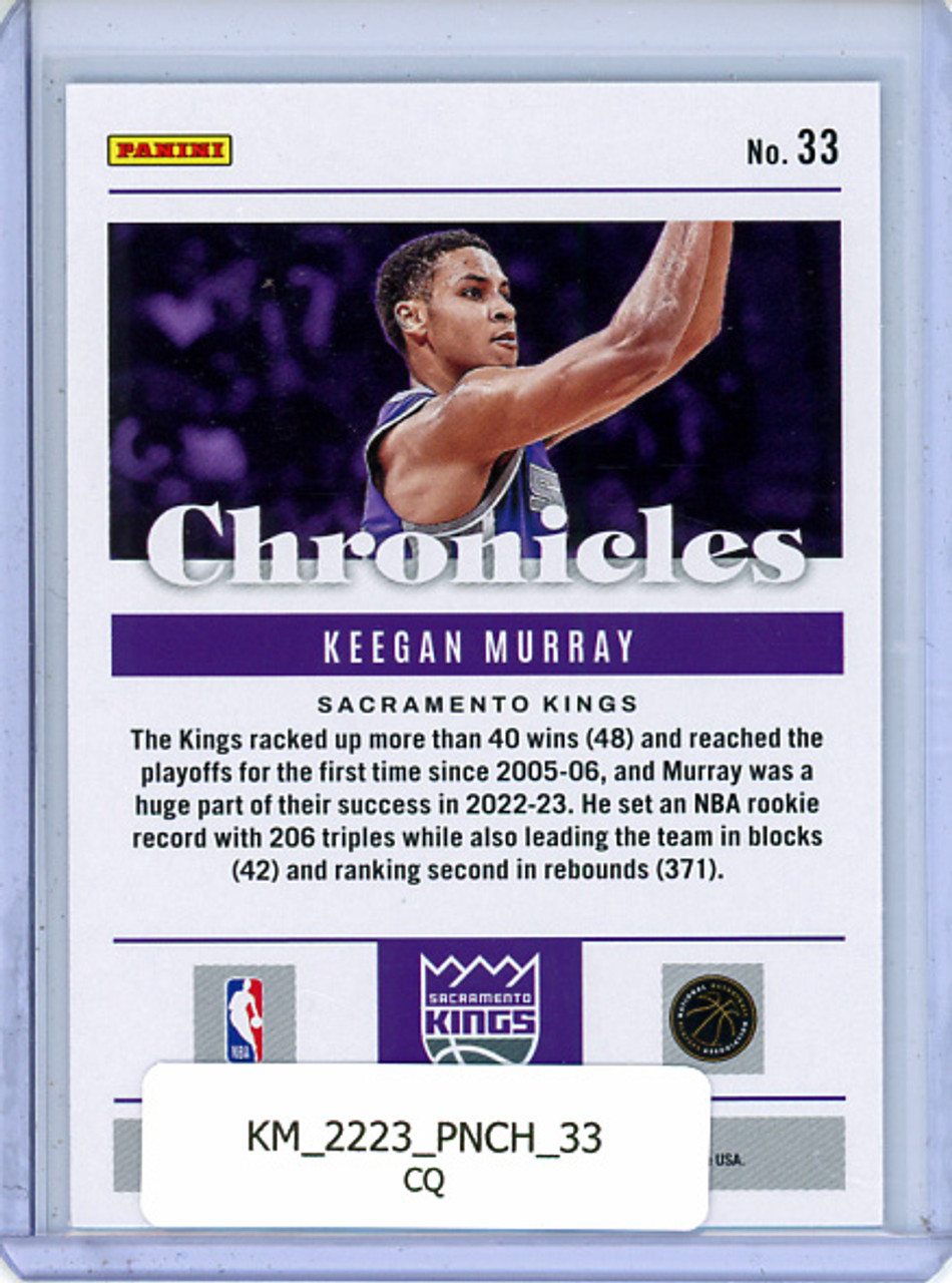 Keegan Murray 2022-23 Chronicles #33 (CQ)