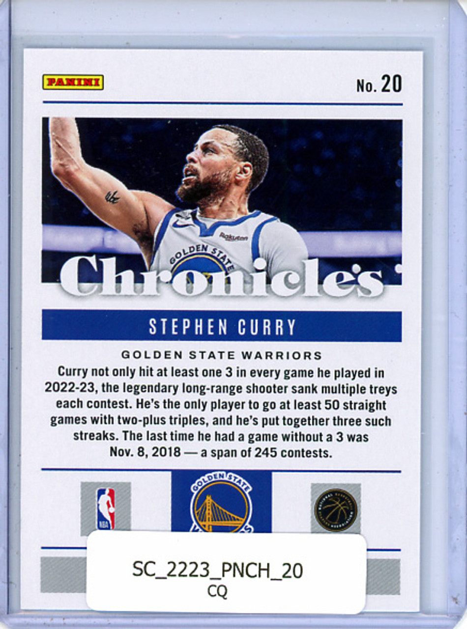 Stephen Curry 2022-23 Chronicles #20 (CQ)