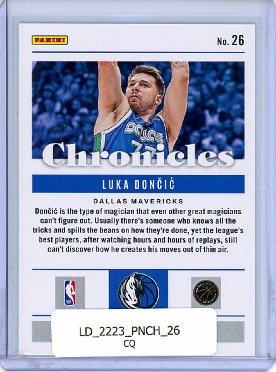 Luka Doncic 2022-23 Chronicles #26 (CQ)