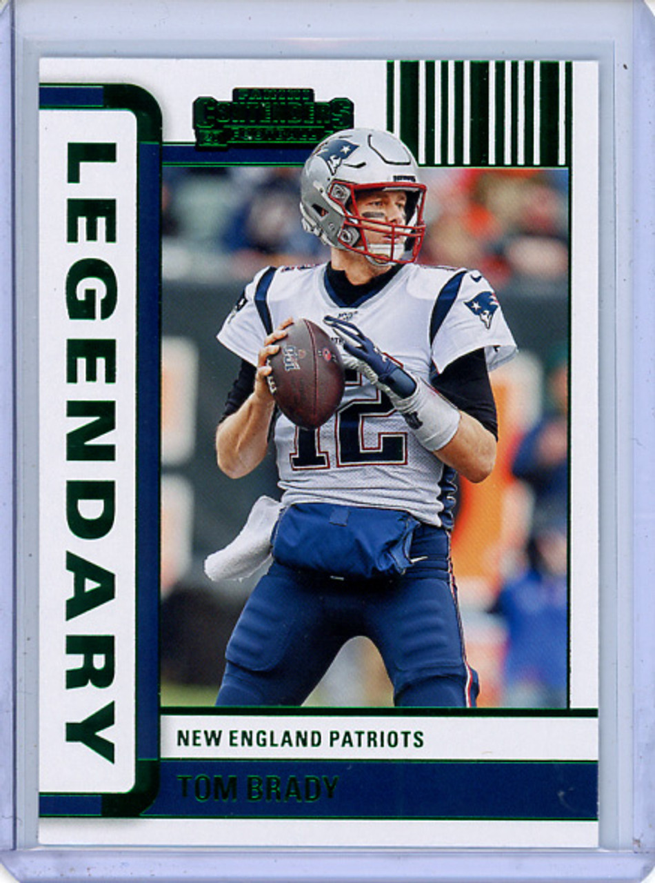 Tom Brady 2022 Contenders, Legendary Contenders #LGD-TBR Emerald (CQ)