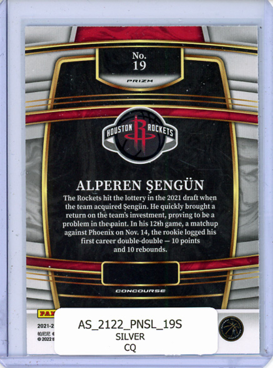 Alperen Sengun 2021-22 Select #19 Concourse Silver (CQ)