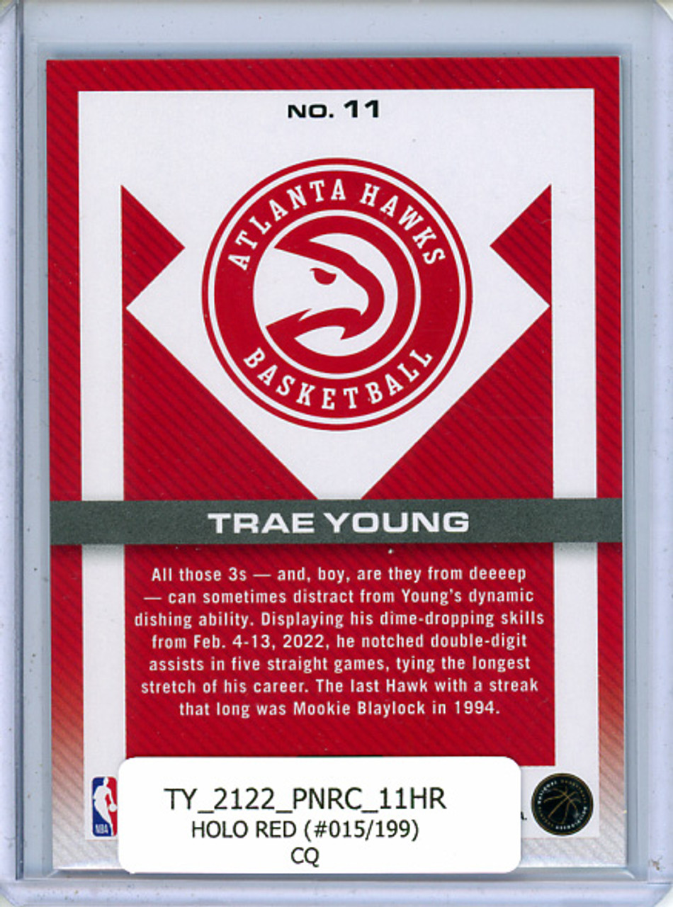 Trae Young 2021-22 Recon #11 Holo Red (#015/199) (CQ)