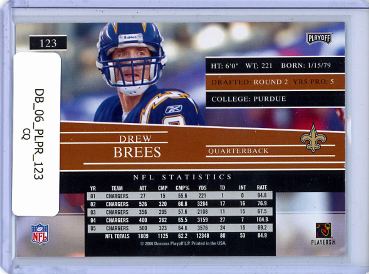 Drew Brees 2006 Playoff Prestige #123 (CQ)