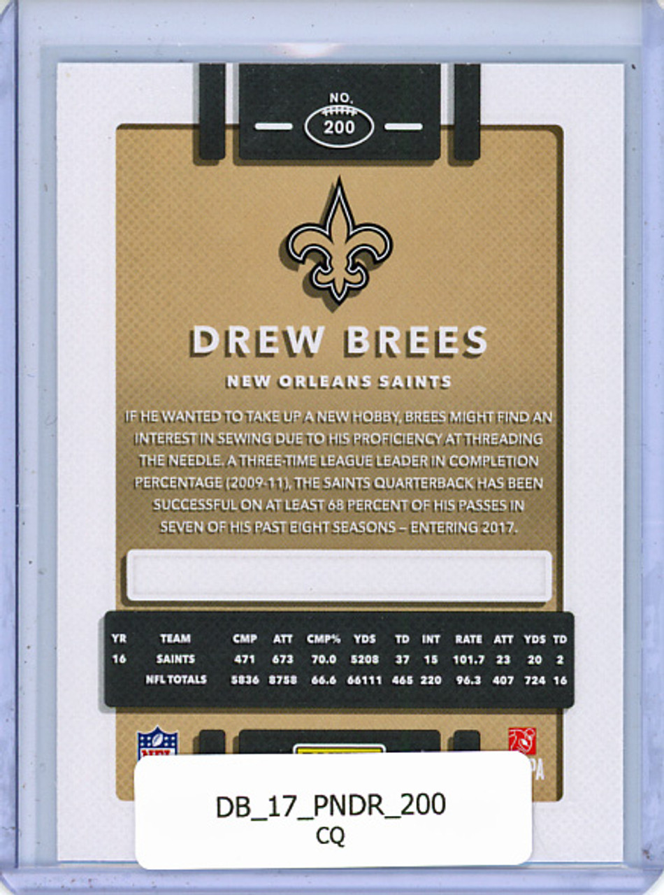 Drew Brees 2017 Donruss #200 (CQ)