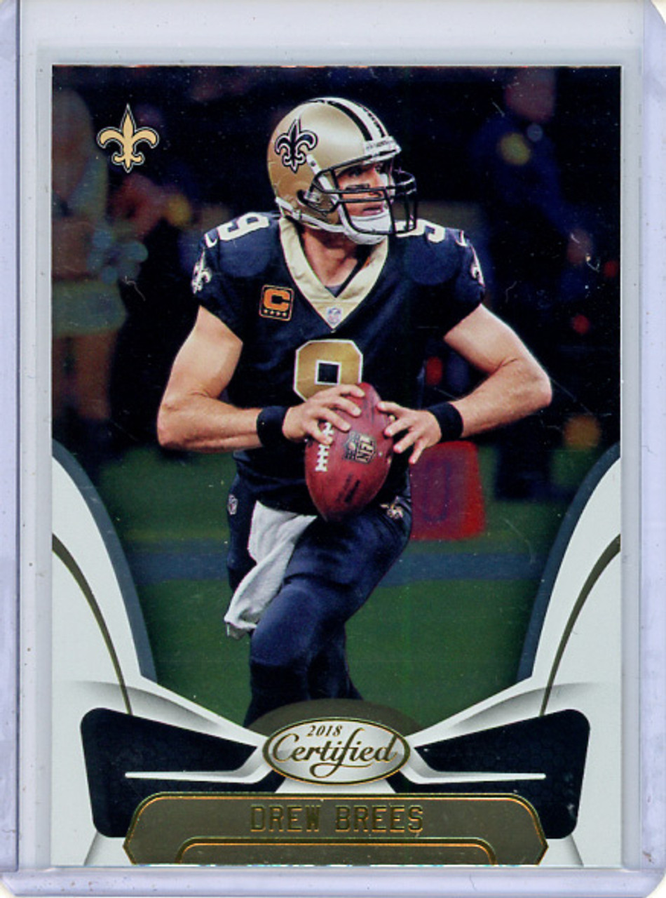 Drew Brees 2018 Certified #80 (CQ)