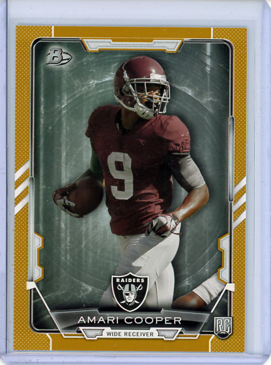 Amari Cooper 2015 Bowman #44 Gold (#358/399) (CQ)