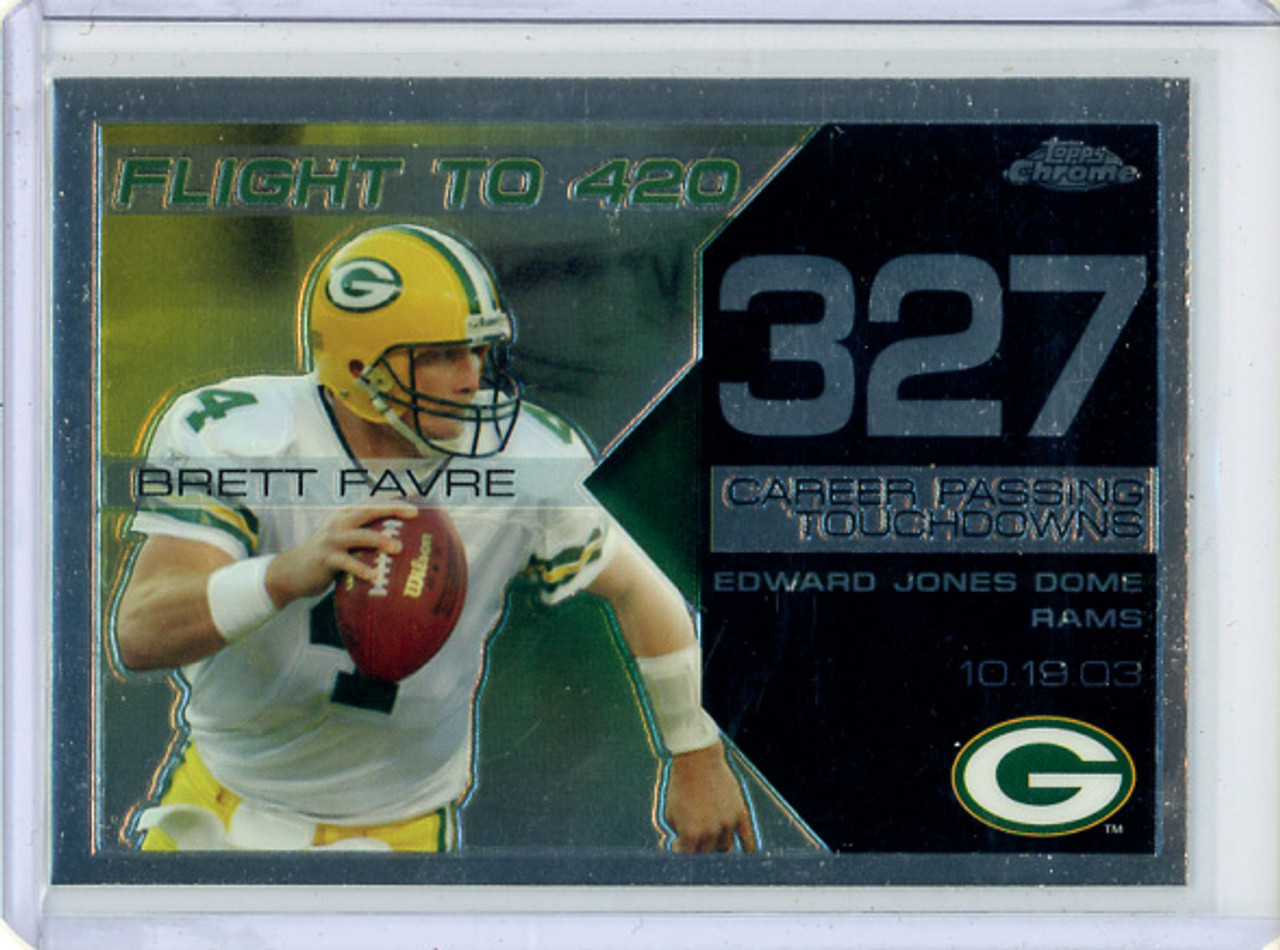 Brett Favre 2008 Topps Chrome, Brett Favre Collection #BFC-327 (CQ)