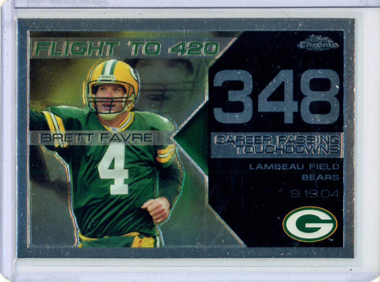 Brett Favre 2008 Topps Chrome, Brett Favre Collection #BFC-348 (CQ)