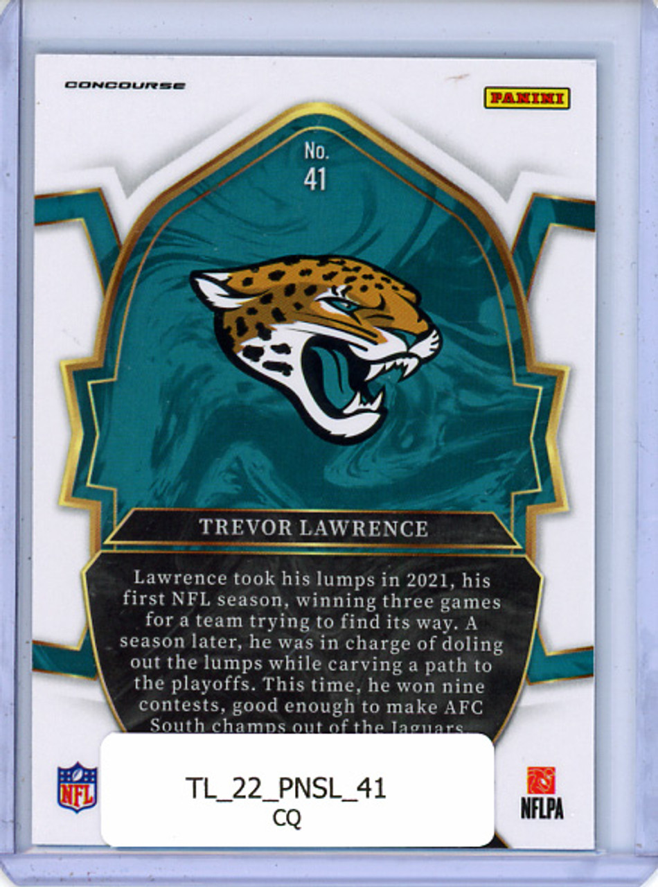 Trevor Lawrence 2022 Select #41 Concourse (CQ)